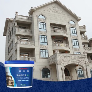 Xinruili liquid granite paint can be used on exterior walls
